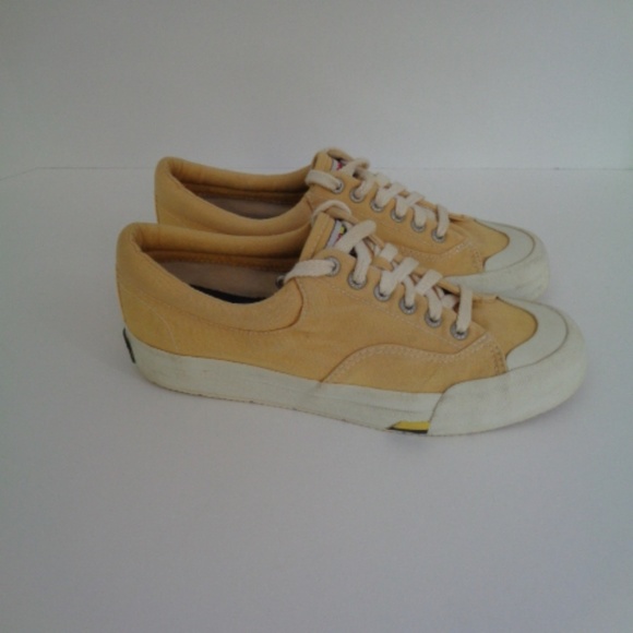 SEBAGO Docksides Womans Vtg Canvas Shoes 8M - Picture 4 of 8